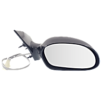 Passenger Side Mirror, Power Adjust, Non-Heated, Paintable, Non-Folding, No Signal Light, No Blind Spot Feature, No Memory, No Puddle Light, No Auto-Dimming, Sedan
