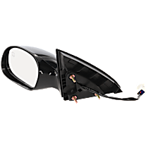 Driver Side Mirror, Power Adjust, Heated, Paintable, Non-Folding, No Signal Light, No Blind Spot Feature, No Memory, No Puddle Light, No Auto-Dimming