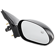 Passenger Side Mirror, Power Adjust, Heated, Paintable, Non-Folding, No Signal Light, No Blind Spot Feature, No Memory, No Puddle Light, No Auto-Dimming, Sedan