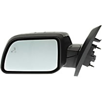 Driver Side Mirror, Power, Manual Folding, Heated, Paintable, In-glass Signal Light, With memory, With Puddle Light, Without Auto-Dimming, With Blind Spot Detection in Glass
