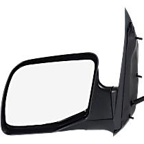 3-bolt mount, Driver Side Mirror, Power, Heated, Manual Folding, Textured Black, No Signal Light, No Memory, No Puddle Light, No Auto-Dimming, No Blind Spot Feature