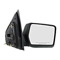 Passenger Side Mirror, Non-Towing, Power, Manual Folding, Heated, Textured Black, Without Signal Light, Without memory, Without Puddle Light, Without Auto-Dimming, Without Blind Spot Feature