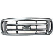 Grille Assembly, Painted Silver Shell and Insert