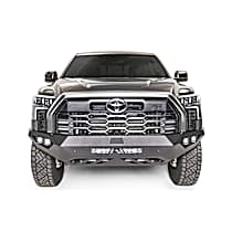 Front Bumper, No Guard, Powdercoated Black