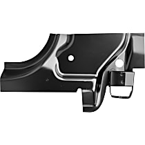 0724-212 Pillar Panel - Black, Direct Fit