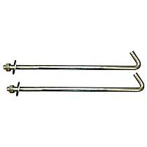 0847-240 Battery Tray - Steel, Direct Fit, Set of 2