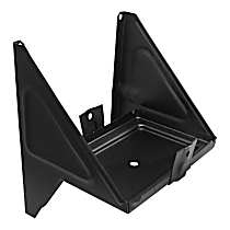 0847-242 U Battery Tray - Black, Steel, Direct Fit, Sold individually