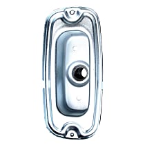 0848-755 Tail Light Housing - Chrome, Direct Fit
