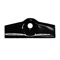 0849-239 U Battery Tray - Black, Steel, Direct Fit, Sold individually