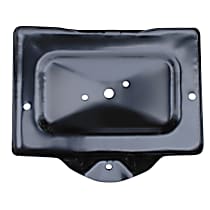 0849-240 U Battery Tray - Black, Steel, Direct Fit, Sold individually