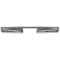 0850-020 C Rear Bumper, Chrome without Hole