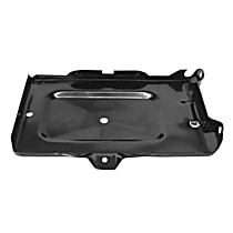 0850-240 U Battery Tray - Black, Steel, Direct Fit, Sold individually