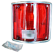 0851-614 R Passenger Side Tail Light, Without bulb(s)