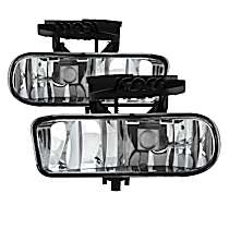 5025487 Front, Driver and Passenger Side Fog Light, With bulb(s), Factory Series