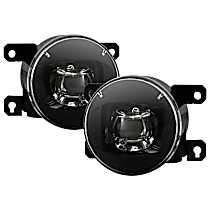 9052644 Front, Driver and Passenger Side LED Fog Light, Without bulb(s)