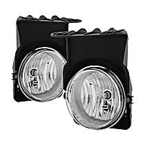 5020857 Front, Driver and Passenger Side Fog Light, With bulb(s), Factory Series