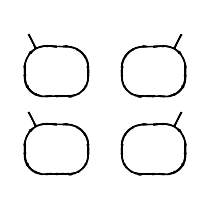 MS 97162 Intake Plenum Gasket