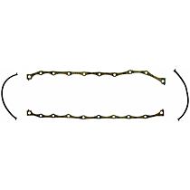 OS 30227 C OE Replacement Series Oil Pan Gasket - Cork and rubber, Direct Fit, Set