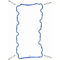 OS 30536 R OE Replacement Series Oil Pan Gasket - Rubber, Direct Fit, Sold Individually