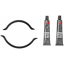 OS 30631 R OE Replacement Series Oil Pan Gasket - Rubber, Direct Fit, Set