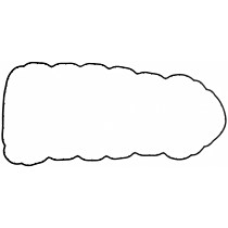 OS 30691 R Oil Pan Gasket - Rubber, Direct Fit, Set