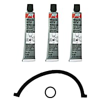 OS 30837 R Oil Pan Gasket - Rubber, Direct Fit, Sold Individually