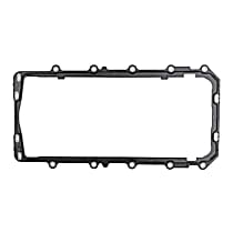 Oil Pan Gasket, 8 Cyl 5.0L, One-Piece Gaskets, Perimeter Seal Only, Molded Rubber Gaskets Included - 