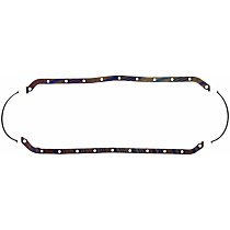 OS 5153 C OE Replacement Series Oil Pan Gasket - Cork and rubber, Direct Fit, Set