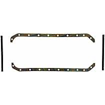 OS 6488 C OE Replacement Series Oil Pan Gasket - Cork and rubber, Direct Fit, Set