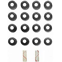 Valve Stem Seal - Direct Fit, Set of 16