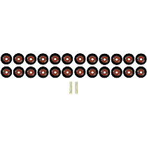 Valve Stem Seal - Direct Fit, Set of 24