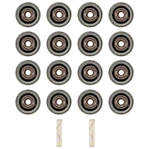 SS 72924 Valve Stem Seal - Direct Fit, Set of 16