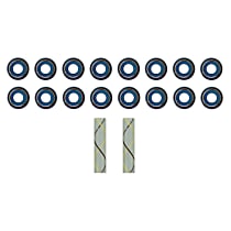 SS 72933-1 Valve Stem Seal - Direct Fit, Set of 16