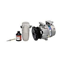 A/C Compressor, 58992 (Comp), 33754 (Accum), 38642 (Orifice), 59003 (Oil), O-Rings, With V5 Compressor, With Clutch, 6-Groove Pulley, 3.4L - 