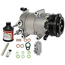 A/C Compressor, with HCC Compressor, With Clutch, 6-Groove Pulley, 4 Cyl 1.6L, OE Replacement Series - 