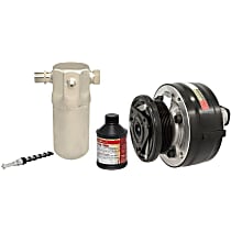 A/C Compressor, With Clutch, 6-Groove Pulley, PAC-Kits Series