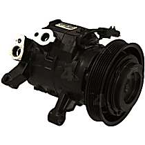A/C Compressor, with 10SR15E Compressor, With Clutch, 6-Groove Pulley, 8 Cyl 4.7L, 4-Seasons OE Replacement - 