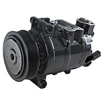 A/C Compressor, with 6SEU14C Compressor, With Clutch, 6-Groove Pulley, 2.0L - 