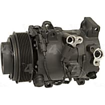 A/C Compressor Sold individually With Clutch, 7-Groove Pulley