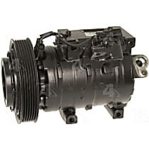 A/C Compressor, with 10SR17C Compressor, With Clutch, 6-Groove Pulley, 4-Seasons OE Replacement - 