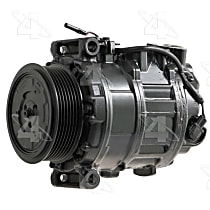 A/C Compressor, May Require use of OE Manifold, with 7SEU17C Compressor, with Clutch, With Clutch, 7-Groove Pulley, 3.0L 6Cyl, 4-Seasons A/C Compressor - 