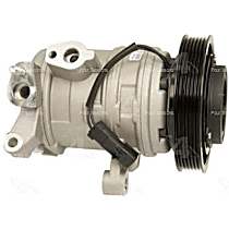 A/C Compressor, with 10SR15E Compressor, With Clutch, 6-Groove Pulley, 4.7L 8Cyl, 4-Seasons OE Replacement - 