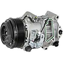 A/C Compressor, with 7SBU16C Compressor, May Require use of OE Manifold, With Clutch, 7-Groove Pulley, 3.5L, 4-Seasons A/C Compressor - 