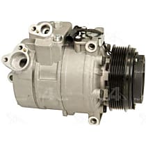 A/C Compressor, with 7SBU16C Compressor, Replacement of Stretch Fit Belt is Required, May Require use of OE Manifold, With Clutch, 6-Groove Pulley, 3.0L, 4-Seasons OE Replacement - 