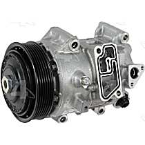 A/C Compressor, with TSC17C Compressor, With Clutch, 6-Groove Pulley, 4 Cyl 2.5L, 4-Seasons OE Replacement - 