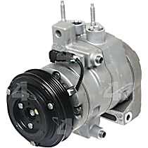 A/C Compressor, with DKS20 Compressor, Speed Pack, without Ambient Temp, With Clutch, 4-Groove Pulley, 8 Cyl 5.0L, 4-Seasons A/C Compressor - 