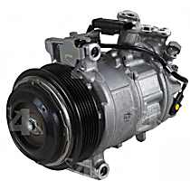 168324 A/C Compressor, With Clutch, 6-Groove Pulley, 4-Seasons A/C Compressor