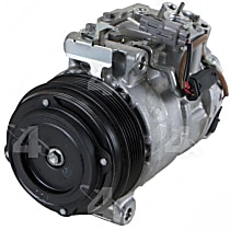 A/C Compressor, with 6SBU16C Compressor, With Clutch, 6-Groove Pulley, 4 Cyl 2.0L, 4-Seasons A/C Compressor - 