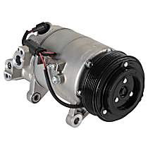 168365 A/C Compressor, With Clutch, 6-Groove Pulley