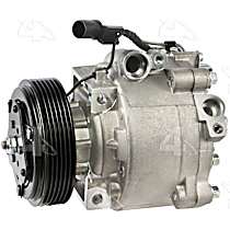 A/C Compressor, With Clutch, 6-Groove Pulley, 4-Seasons OE Replacement